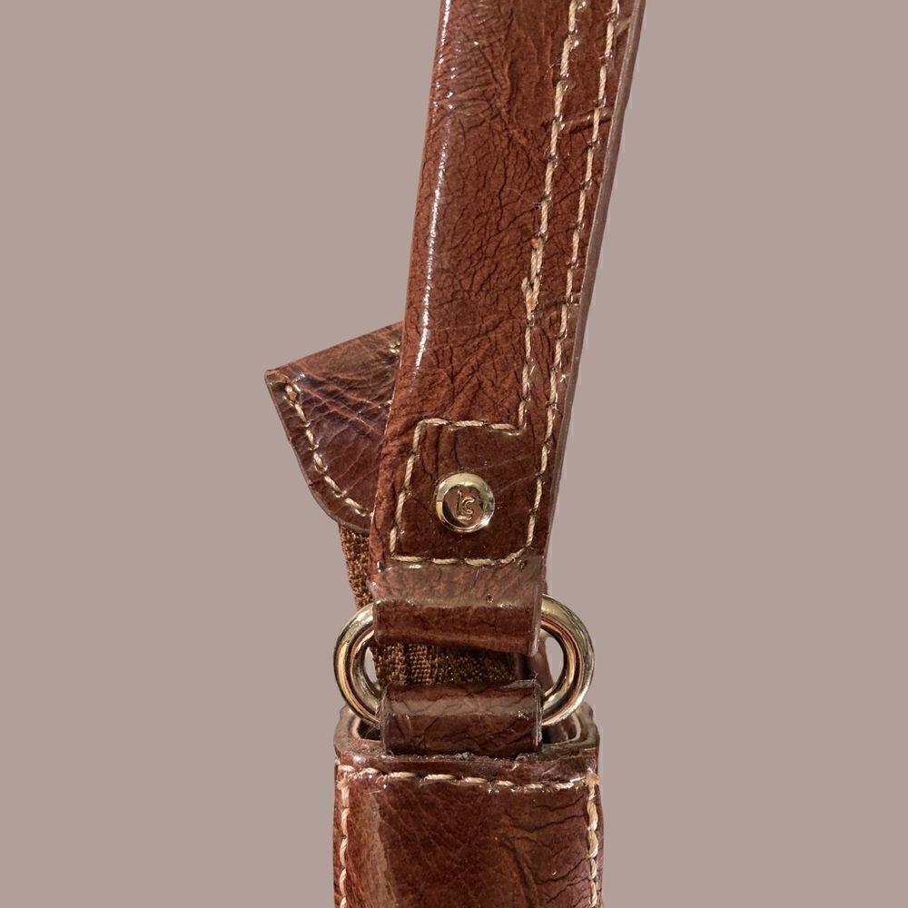 Liz Claiborne Brown and Tan Shoulder Bag - Picture 10 of 16